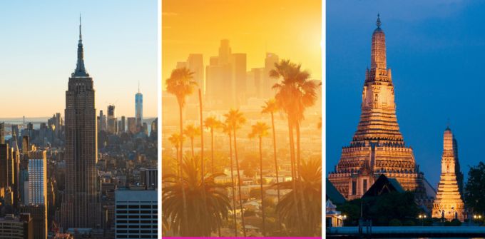 Von Los Angeles bis Singapur